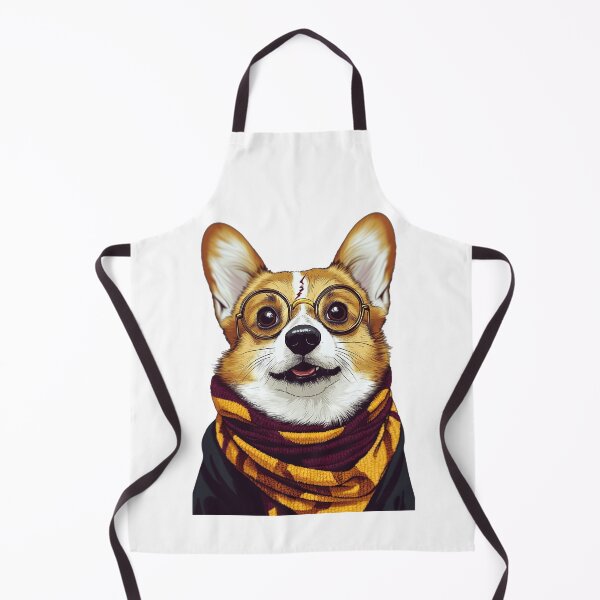 Item preview, Potter Cartoon Wizard Magic Fantasy, magical  corgi designed and sold by Innamalinka.