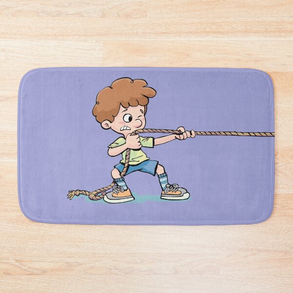 Item preview, boy pulled strongly on one side of the rope designed and sold by duxpavlic.