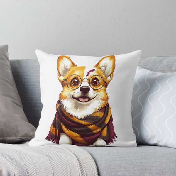 Item preview, Potter Cartoon Wizard Magic Fantasy, magical  corgi designed and sold by Innamalinka.