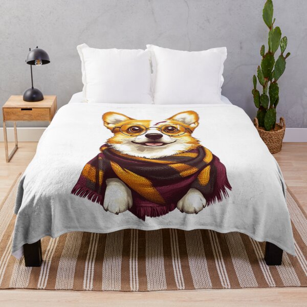 Item preview, Potter Cartoon Wizard Magic Fantasy, magical  corgi designed and sold by Innamalinka.