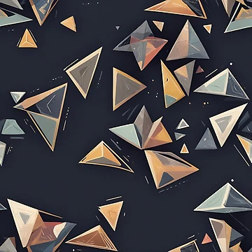 Artwork thumbnail, Triangles Pattern Design 3 by Domo-Design