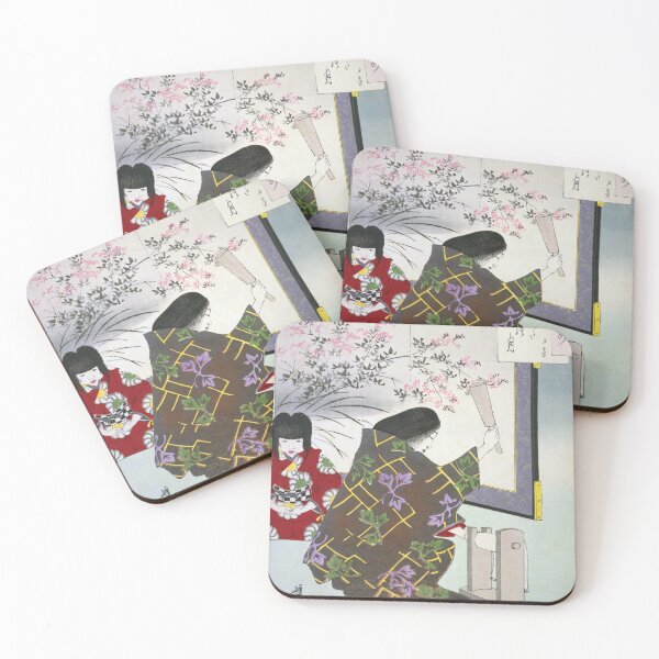 Item preview, Tsukioka Yoshitoshi - Kinuta no Tsuki (Moonlit Fulling Block) designed and sold by store-wasabi.
