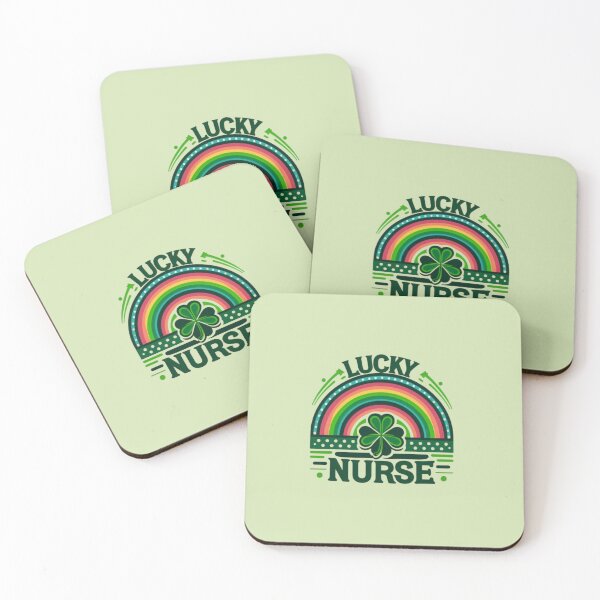 Item preview, Colorful Lucky Nurse St Patrick's Day designed and sold by DeeCeeFashion.