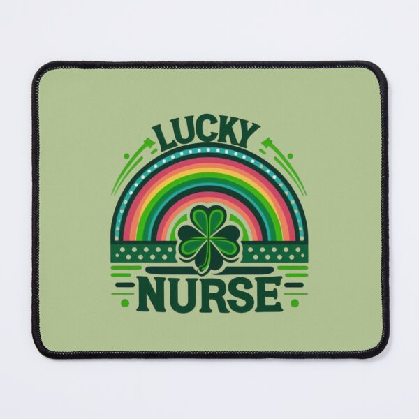 Item preview, Colorful Lucky Nurse St Patrick's Day designed and sold by DeeCeeFashion.