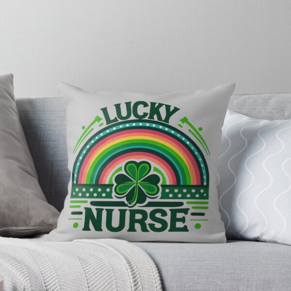 Item preview, Colorful Lucky Nurse St Patrick's Day designed and sold by DeeCeeFashion.