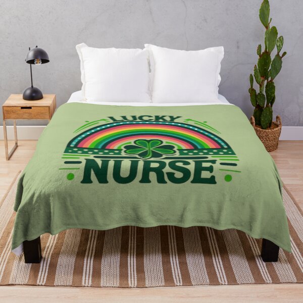 Item preview, Colorful Lucky Nurse St Patrick's Day designed and sold by DeeCeeFashion.