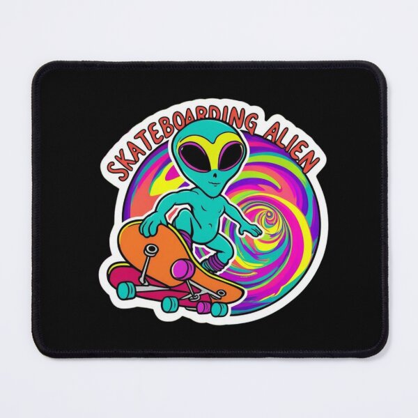 Item preview, Alien Skateboarding designed and sold by AuraTides.