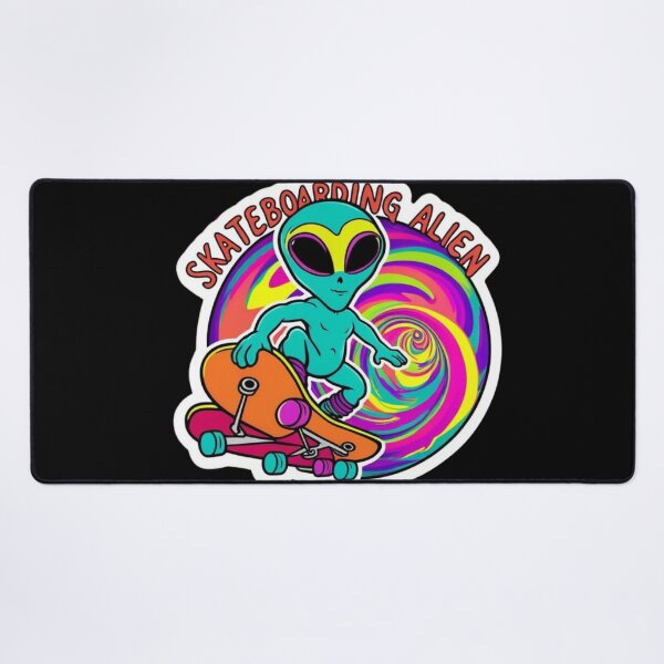 Item preview, Alien Skateboarding designed and sold by AuraTides.