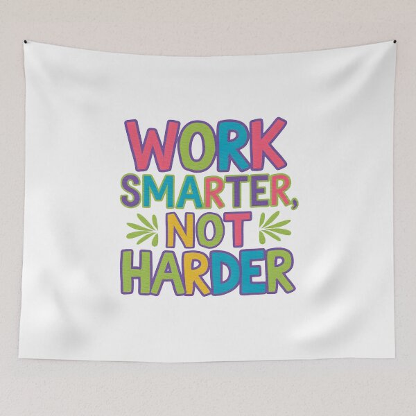Item preview, Work smarter, not harder designed and sold by nimmitrends.