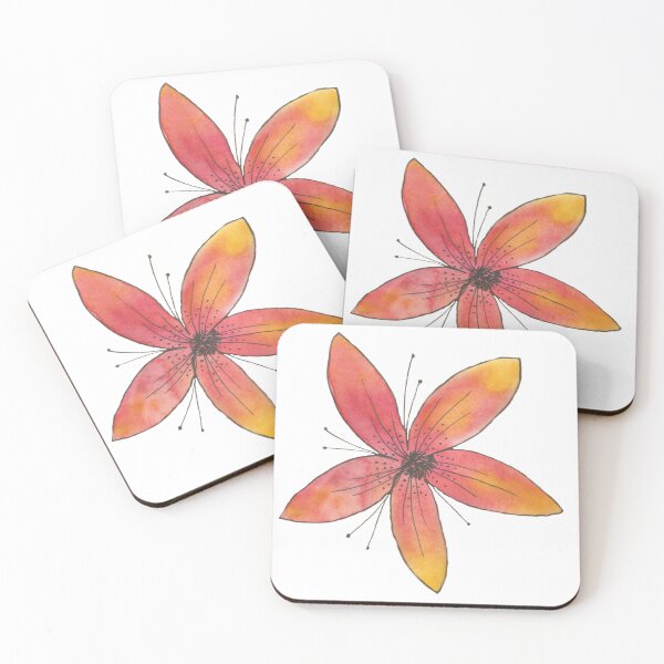 Item preview, Bold five-petal flower designed and sold by AcornDesign.