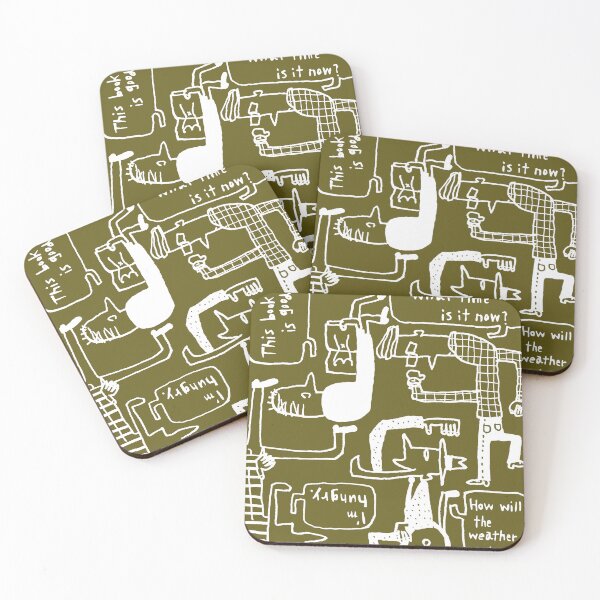 Item preview, Four middle-aged men　　white designed and sold by marijeen.