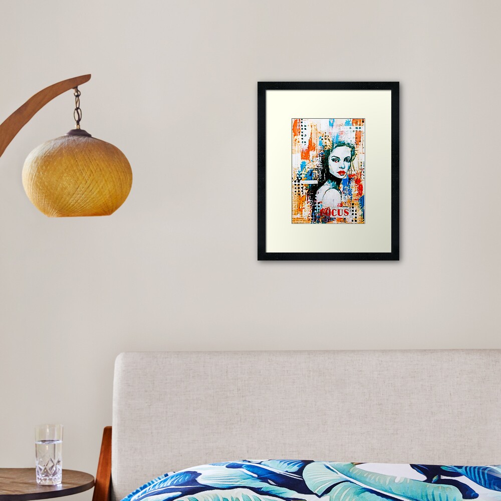 Aperçu de l'œuvre Impression encadrée créée et vendue par artdumixedmedia.