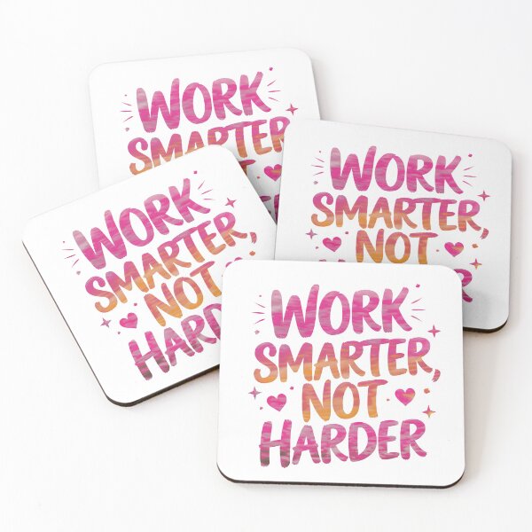 Item preview, Work smarter not harder designed and sold by nimmitrends.