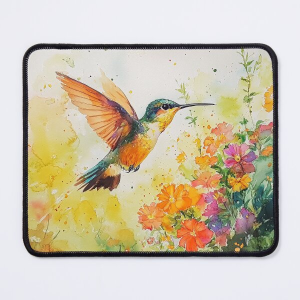 Item preview, Hummingbird in Spring Garden designed and sold by laurashawart.