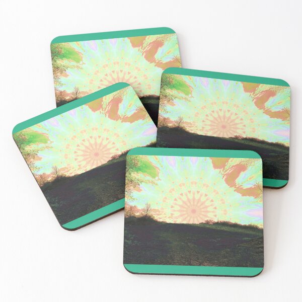 Item preview, Psychedelic, Blissful Sunset over the Hill designed and sold by bugbeast.