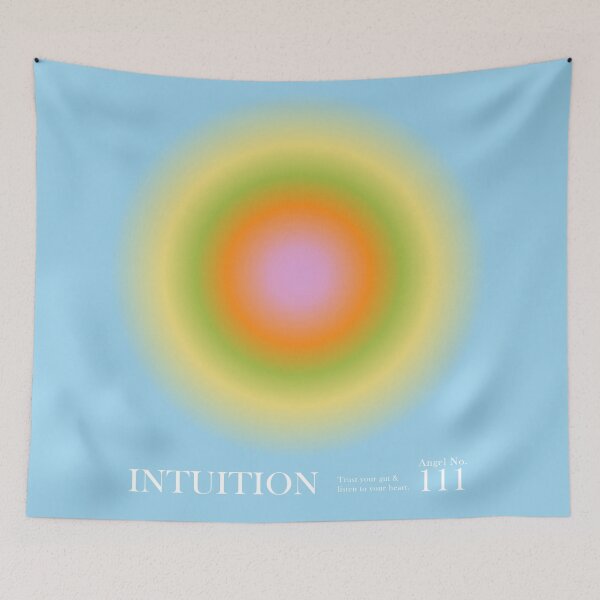 Artikelvorschau, Engelszahl 111 – Intuition. Farbverlauf. entworfen und verkauft von CoCoArt-Ua.