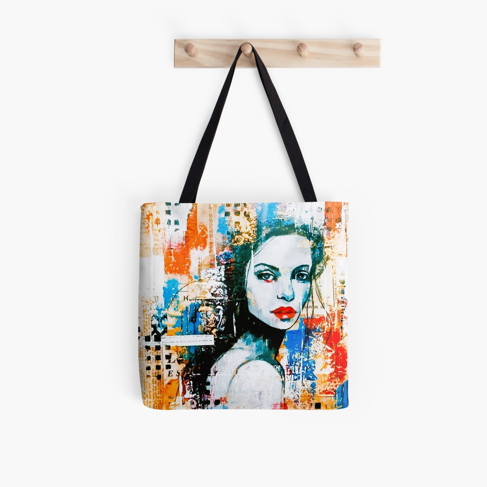 Aperçu de l'œuvre Tote bag doublé créée et vendue par artdumixedmedia.