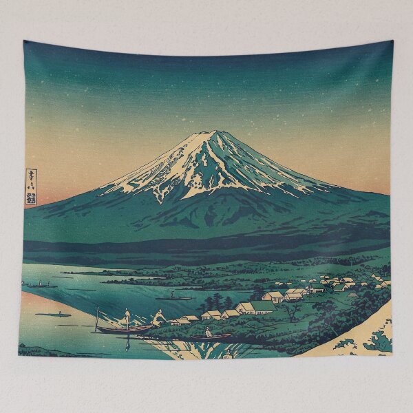 Item preview, Mount Fuji By Hokusai Katsushika Remix  designed and sold by Tamas Das.