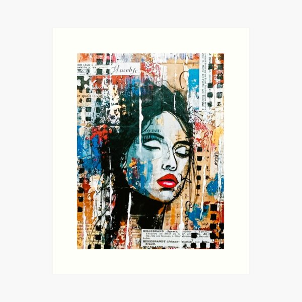 Aperçu de l'œuvre Fragments abstraits créée et vendue par L'art du mixed media.