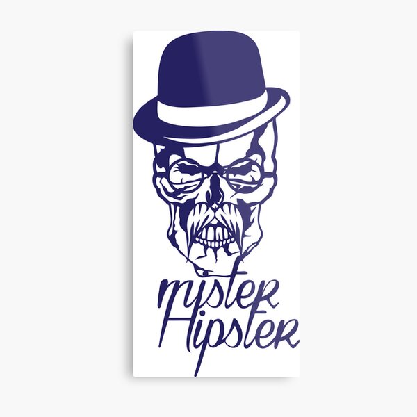 Item preview, skull hipster mister quote skull designed and sold by Achille3777.