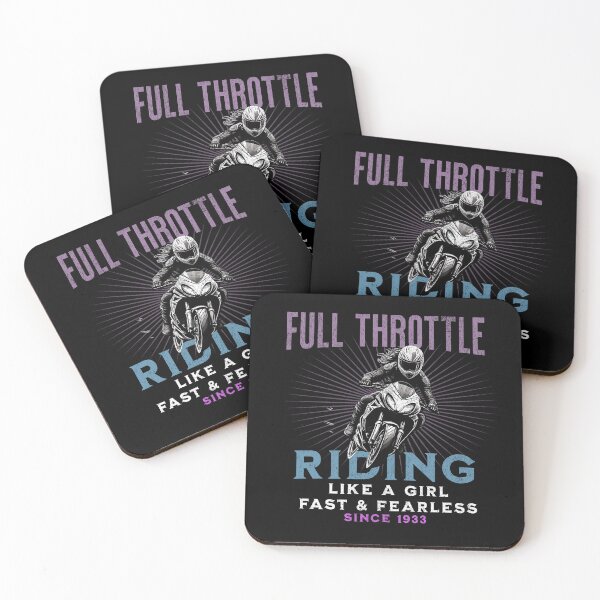 Item preview, Full Throttle - Riding Like a Girl Since 1933 designed and sold by LegendaryDesigns.