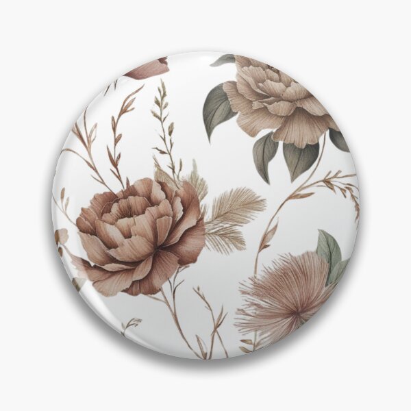 Item preview, Elegant Vintage Watercolor Floral Pattern - Boho Style in Muted Tones designed and sold by AdaMerch.