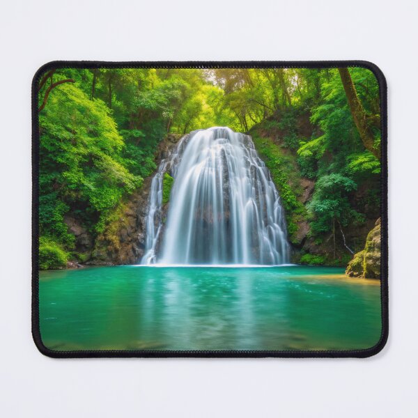 Artikelvorschau, Landschaft, schöne Aussicht, Natur, Gesundheit, tolle, Foto, Welt, Fluss, Wasserfall, Wald, Baum, Stein, Fels, grün entworfen und verkauft von Mr.Derpy.