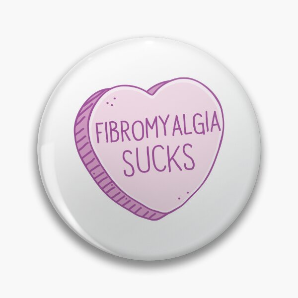 Item preview, Fibromyalgia sucks with pink candy heart designed and sold by jazzydevil.