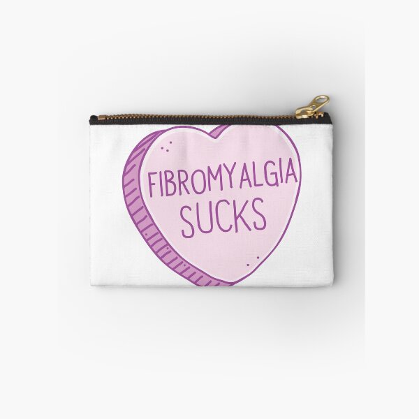 Item preview, Fibromyalgia sucks with pink candy heart designed and sold by jazzydevil.