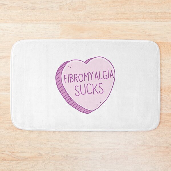 Item preview, Fibromyalgia sucks with pink candy heart designed and sold by jazzydevil.