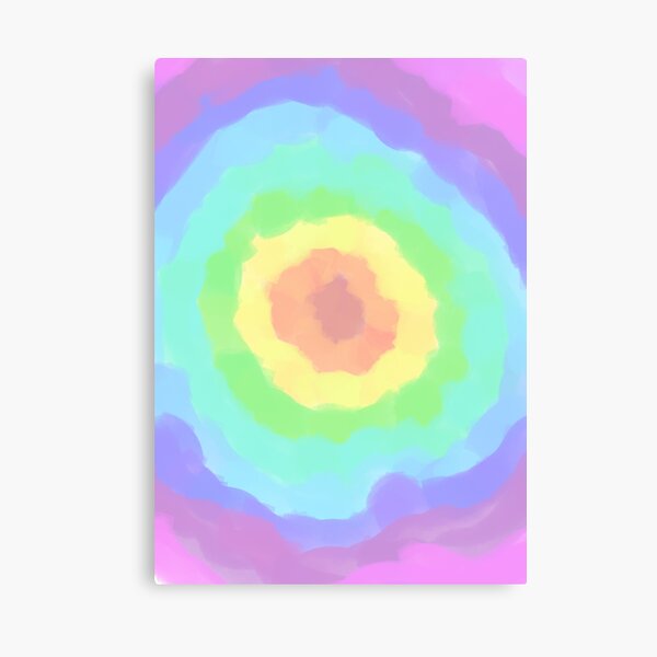 Item preview, Pastel rainbow artwork painting  designed and sold by MindfulArtSandy.