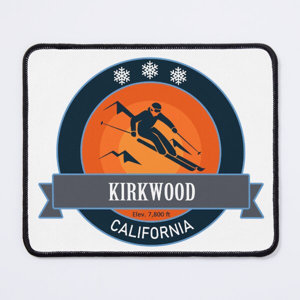 Item preview, Kirkwood California Skiing Badge designed and sold by Wanderful-roads.