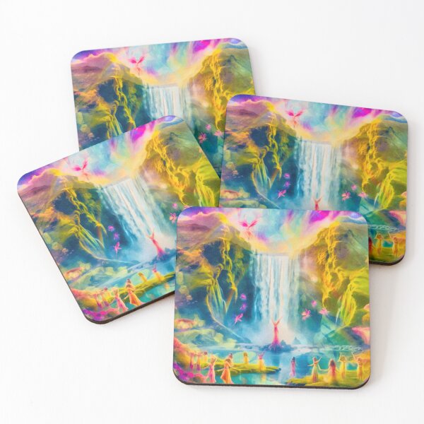 Item preview, Fairies at the Waterfall designed and sold by asanaworld.