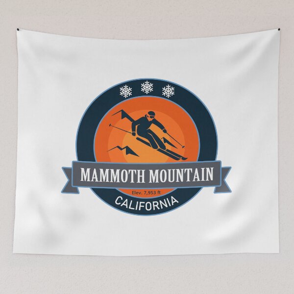 Item preview, Mammoth Mountain California Skiing Badge designed and sold by Wanderful-roads.