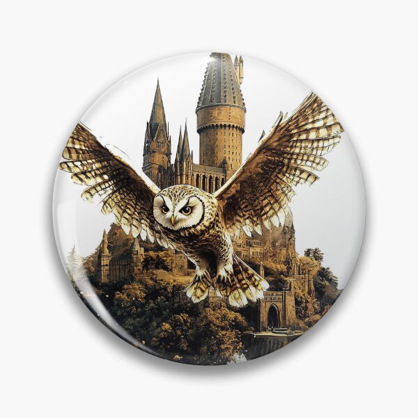 Item preview, Potter Cartoon Wizard Magic Fantasy Magic Castle,  Magic owl  designed and sold by Innamalinka.