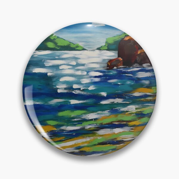 Item preview, Seascape acrylic painting designed and sold by mariya-ivanova.