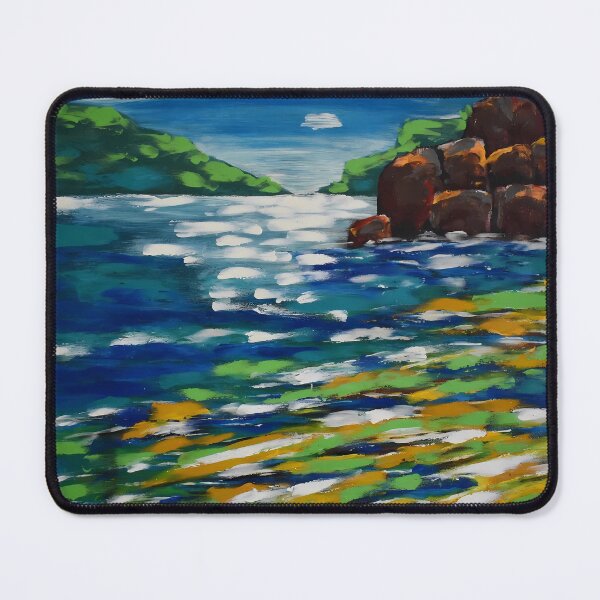 Item preview, Seascape acrylic painting designed and sold by mariya-ivanova.