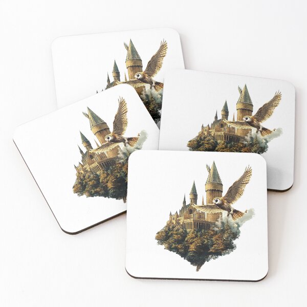 Item preview, Potter Cartoon Wizard Magic Fantasy Magic Castle,  Magic owl  designed and sold by Innamalinka.