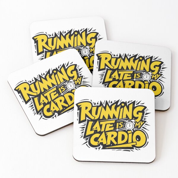 Item preview, Running Late is My Cardio – Always on the run designed and sold by StormArte.