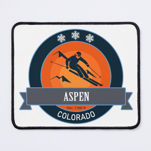 Item preview, Aspen Colorado Skiing Badge designed and sold by Wanderful-roads.