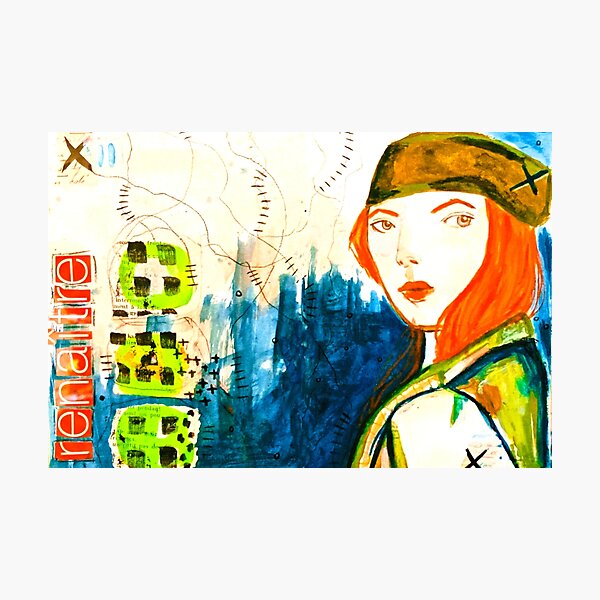 Vista previa del artículo con la obra «Renacido», diseñado y vendido por L'art du mixed media.