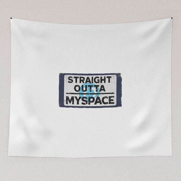 Item preview, Straight Outta MySpace – 2000s Nostalgia designed and sold by StormArte.
