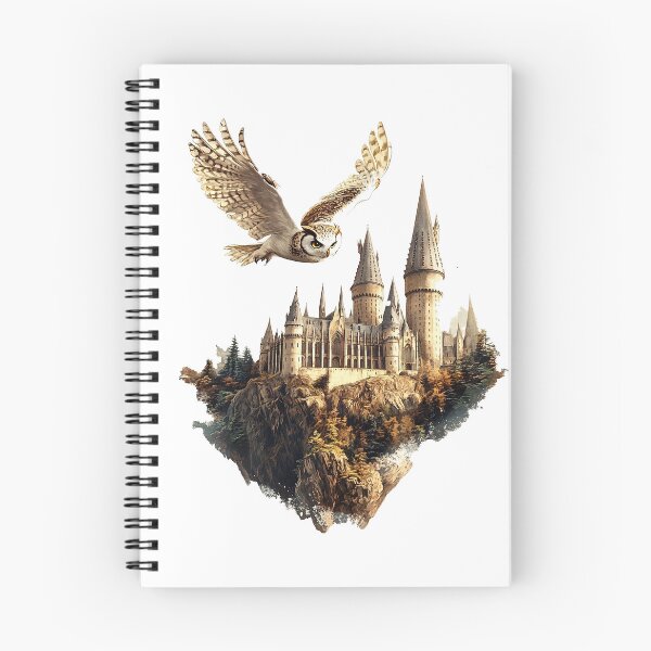 Item preview,  Potter Cartoon Wizard Magic Fantasy Magic Castle,  Magic owl  designed and sold by Innamalinka.