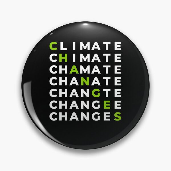 Item preview, Earth Day Climate Changes Text Green Text Art Save Planet designed and sold by CrafterCave.