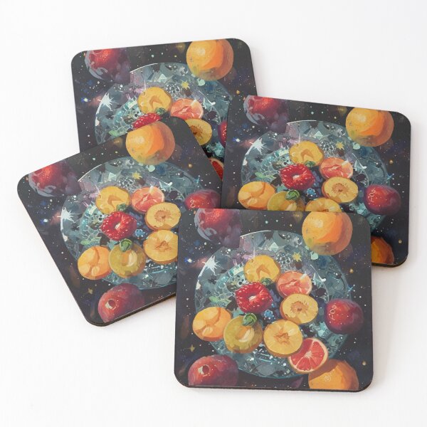 Item preview, Galactic Fruit Harmony – Cosmic Abstract Still Life designed and sold by Moss and Moon Studio.