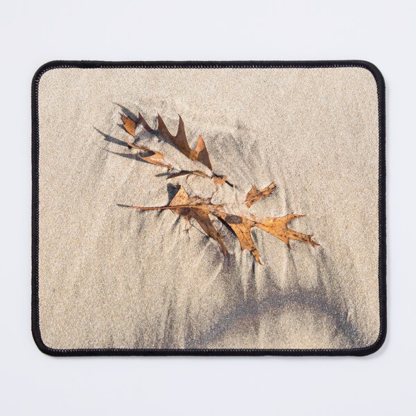 Item preview, Natural Still Life with Two Oak Leafs on Fine Sand designed and sold by Georgia Mizuleva.