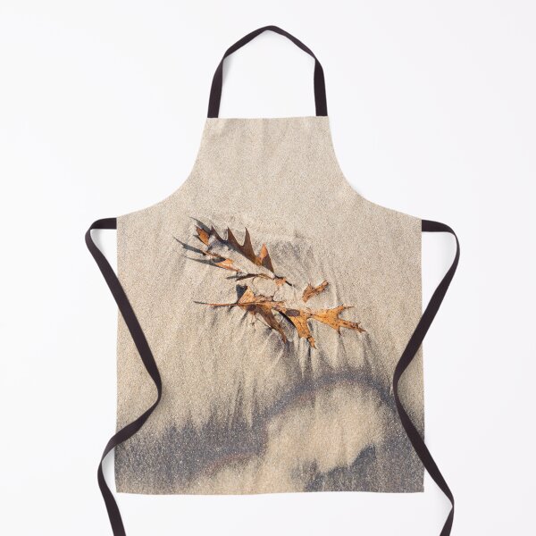 Item preview, Natural Still Life with Two Oak Leafs on Fine Sand designed and sold by Georgia Mizuleva.