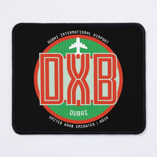 Item preview, Airport Badge Sticker DXB Dubai designed and sold by avionuts.