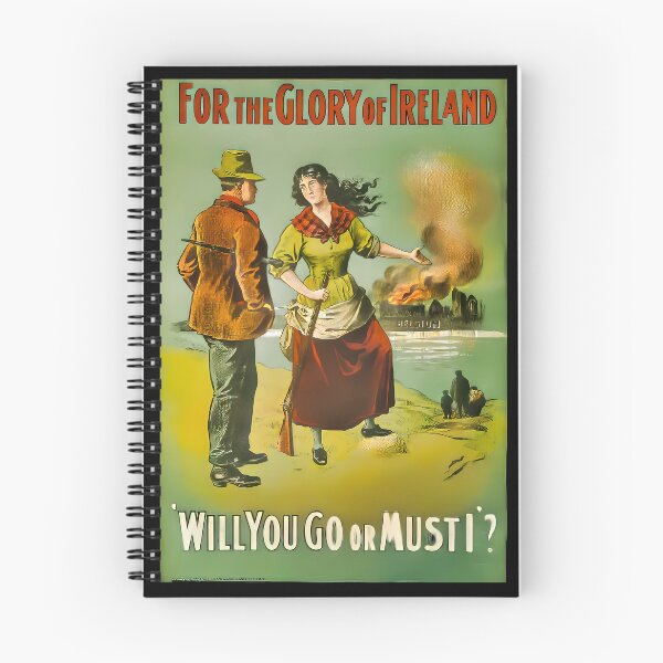 Item preview, For The Glory Of Ireland, Will You Go or Must I? Call to enlist 1915 designed and sold by OliDesigns.