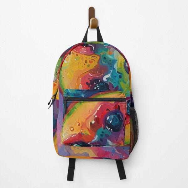 Item preview, Vibrant Abstract Fruit Explosion – Colorful Digital Artwork designed and sold by Moss and Moon Studio.
